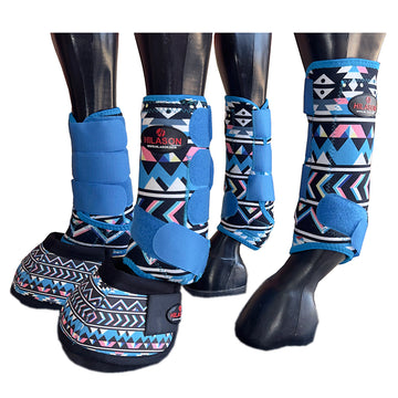 Hilason Horse Medicine No Turn Bell Boots Sports Front Rear Hind Leg Protective